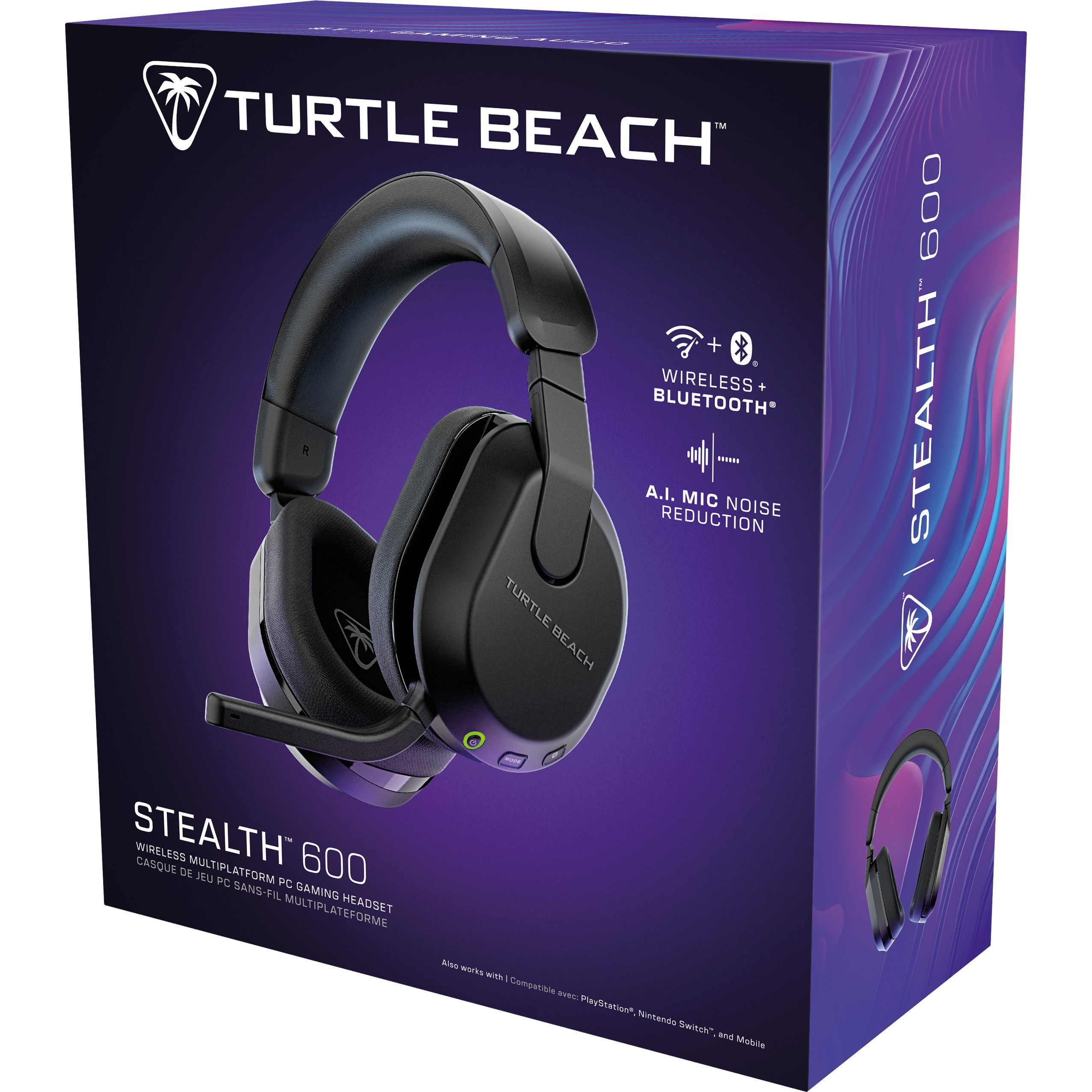 Kufje Gaming Turtle Beach Stealth 600 GEN3 PC Over-Ear Stereo / wireless / E zezë - Figura 3