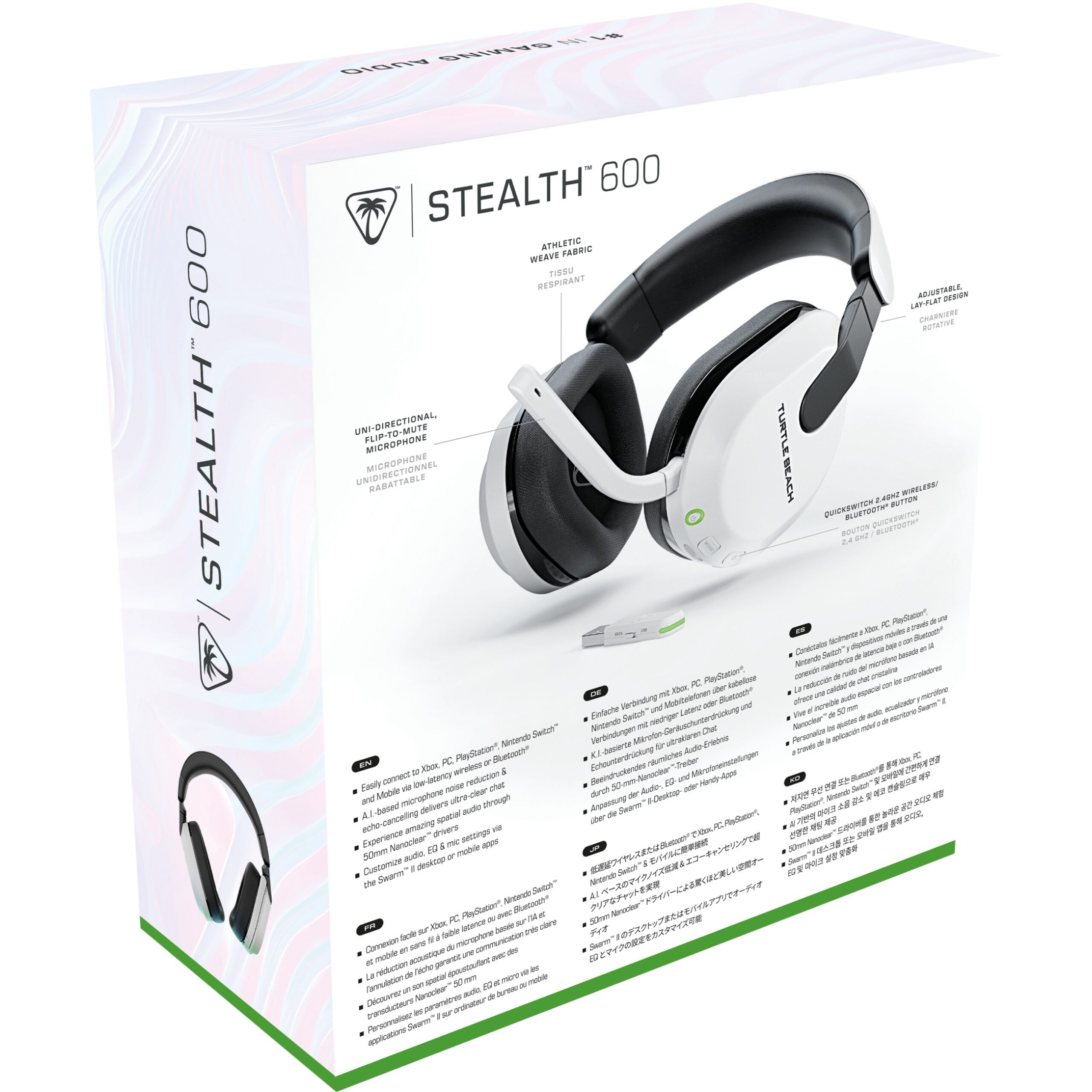 Kufje Gaming Turtle Beach Stealth 600 GEN3 XB Over-Ear Stereo / Xbox / Wireless / e bardhë - Figura 4