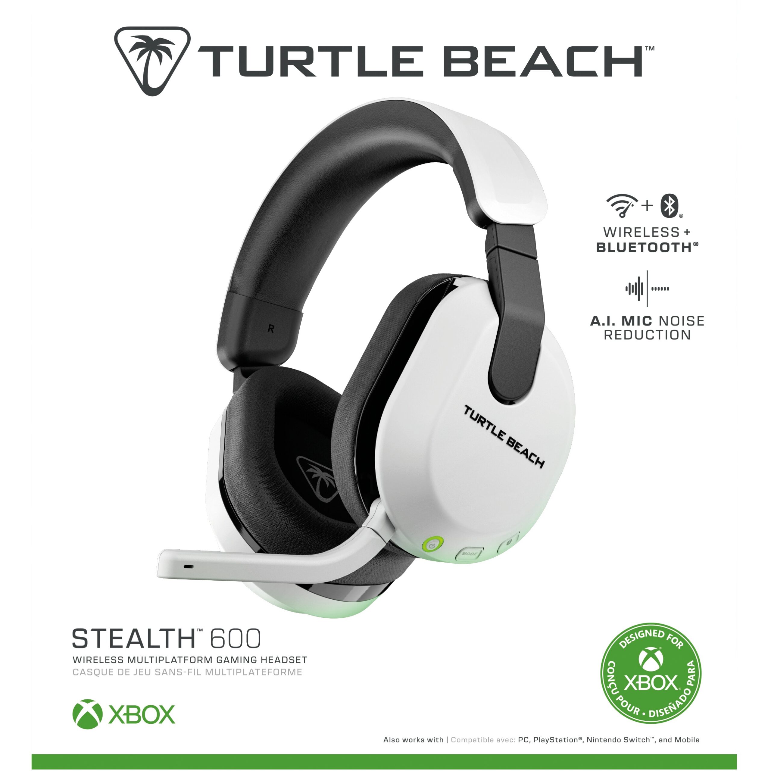 Kufje Gaming Turtle Beach Stealth 600 GEN3 XB Over-Ear Stereo / Xbox / Wireless / e bardhë - Figura 5