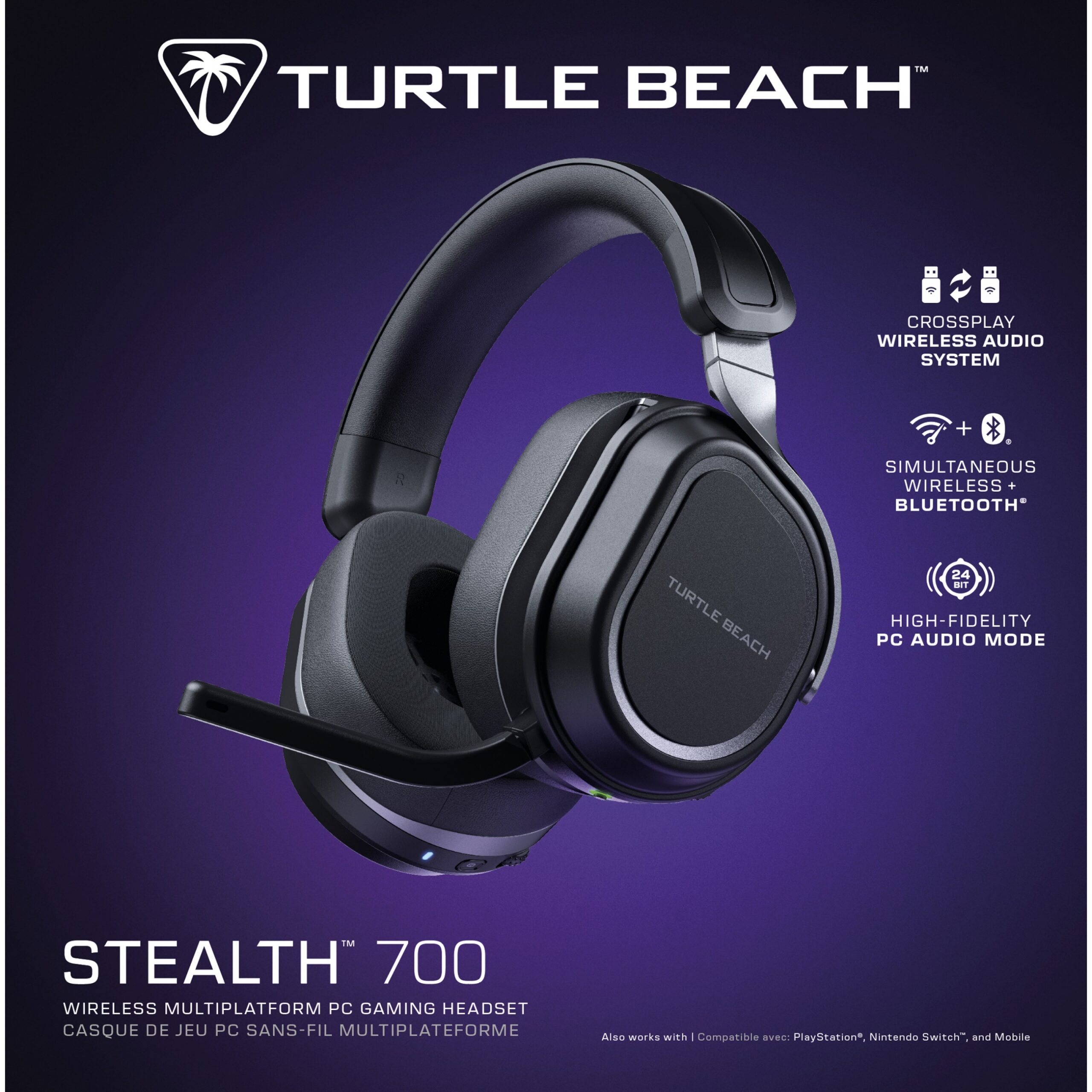 Kufje pa kabllo Turtle Beach Stealth 700 GEN 3 PC / Bluetooth / e zezë - Figura 4