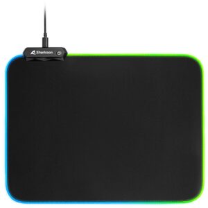 Mauspad Gaming Sharkoon with RGB Lighting / 360×270×3 mm - Zezë