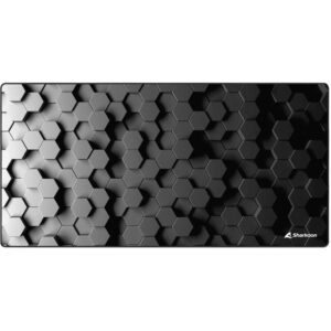 Mauspad Sharkoon Skiller SGP30 Big Hex / 1200mm x 600mm x 2.5mm - Zezë / Bardhë