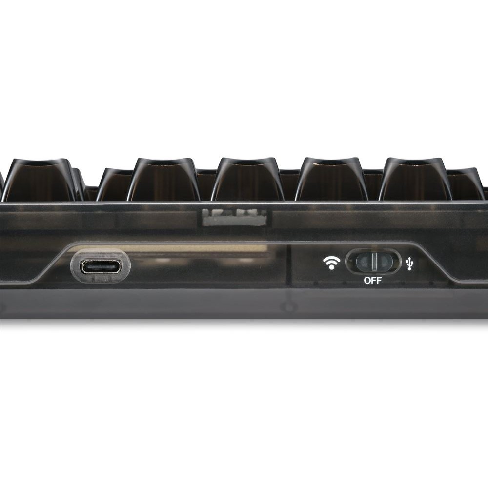 Tastierë Gaming Sharkoon Crystal Shark Wired & Wireless / QWERTZ – Zezë - Figura 5