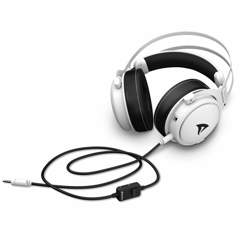 Kufje Gaming Sharkoon Skiller SGH50 Stereo USB / E bardhë - Figura 5