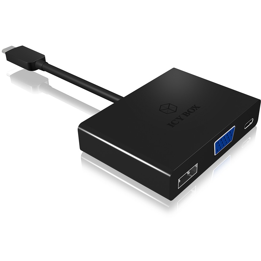 Docking station ICY BOX USB 3.0 Type-C / e zezë - Figura 2