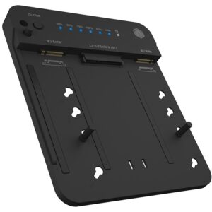 Aksesorë për Disqe ICY BOX për SSD/HDD / 2.5" SATA & M.2 NVMe / USB 3.2 / 6.4cm - Zezë