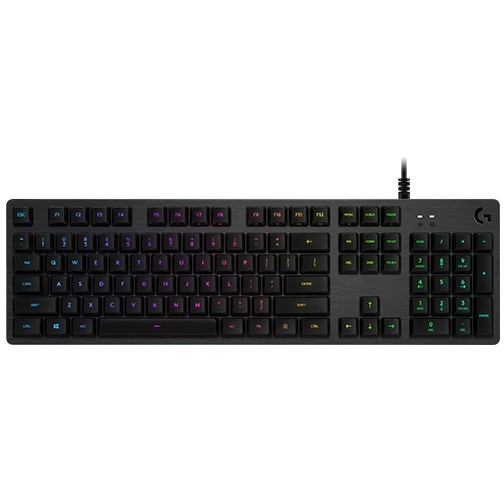 Tastierë Gaming Logitech G512 Carbon GX Brown / Wired / US Language - Zezë