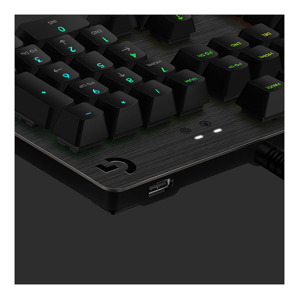 Tastierë Gaming Logitech G512 Carbon / GX Red Switches / Wired / US Language - Zezë - Figura 4