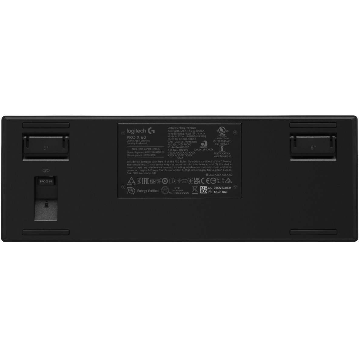 Tastierë Gaming Logitech PRO X 60 Lightspeed Wireless / QWERTY - Zezë - Figura 2