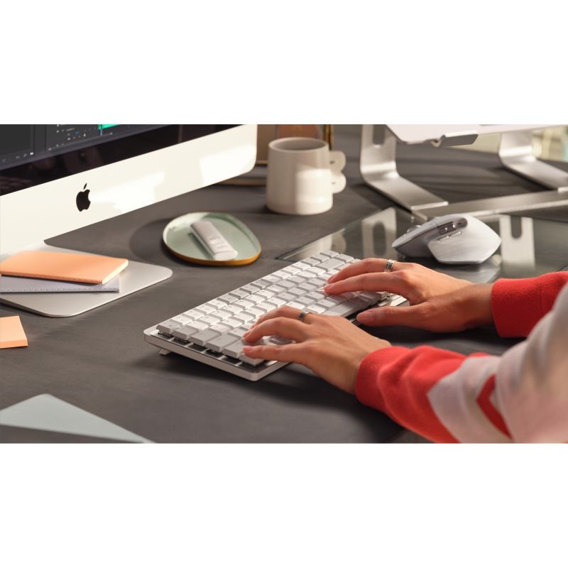 Tastierë Pa kabllo Logitech MX Mechanical Mini for Mac / QWERTY– Gri - Figura 5