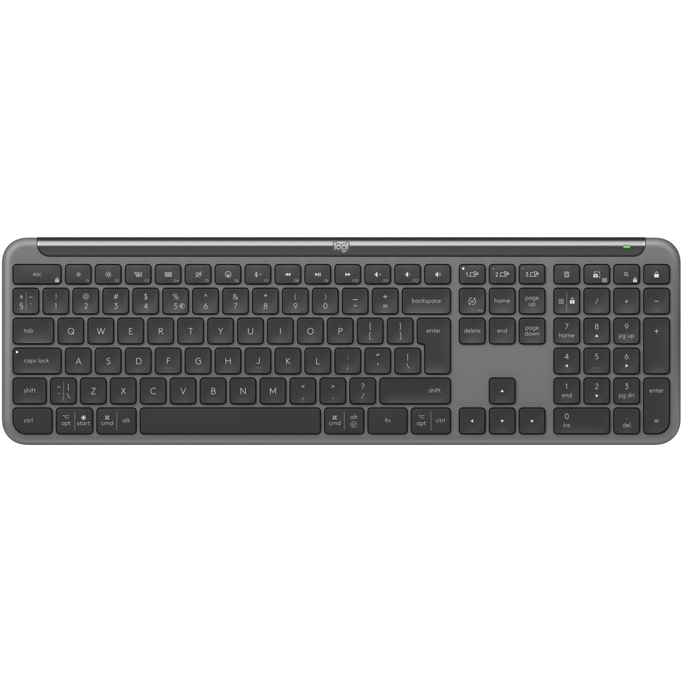 Tastierë Pa kabllo Logitech Signature Slim K950 / QWERTY – Grafit - Figura 4