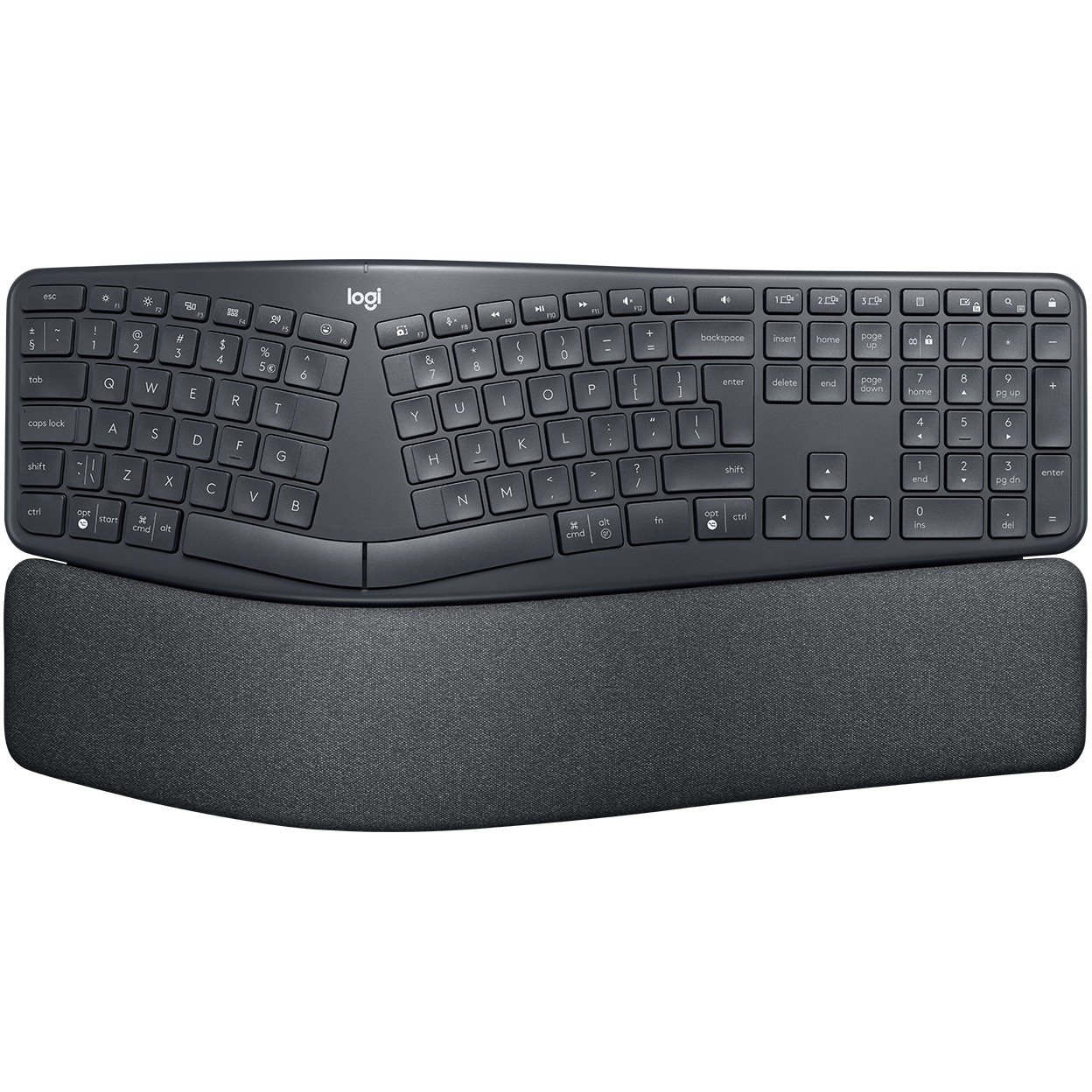 Tastierë Pa kabllo Logitech ERGO K860 for Business / QWERTZ – Grafit