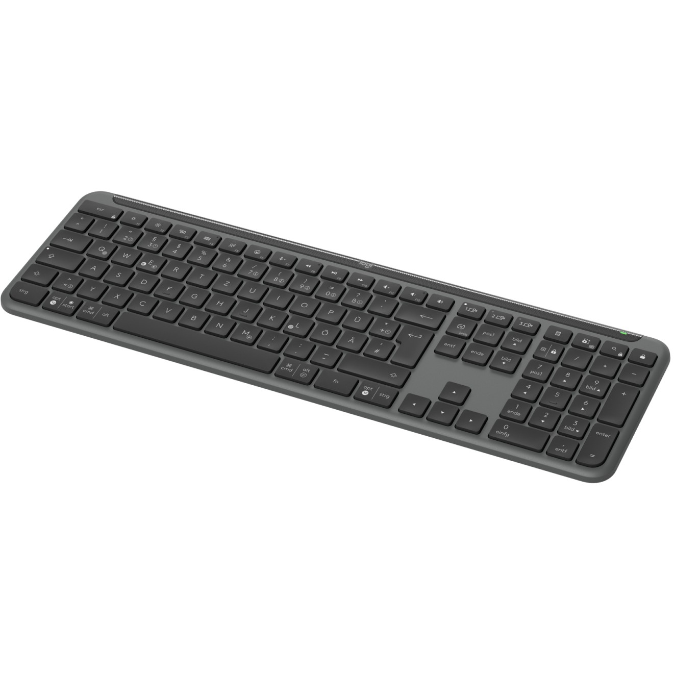 Tastierë Pa kabllo Logitech Signature Slim Wireless K950 / Bluetooth / QWERTZ / Gri - Figura 4