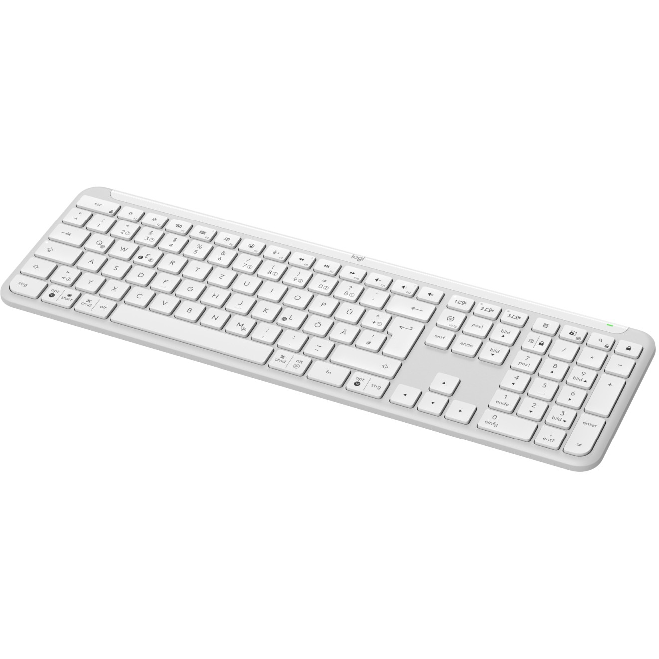 Tastierë Pa kabllo Logitech Signature Slim K950 / QWERTZ – Bardhë - Figura 4