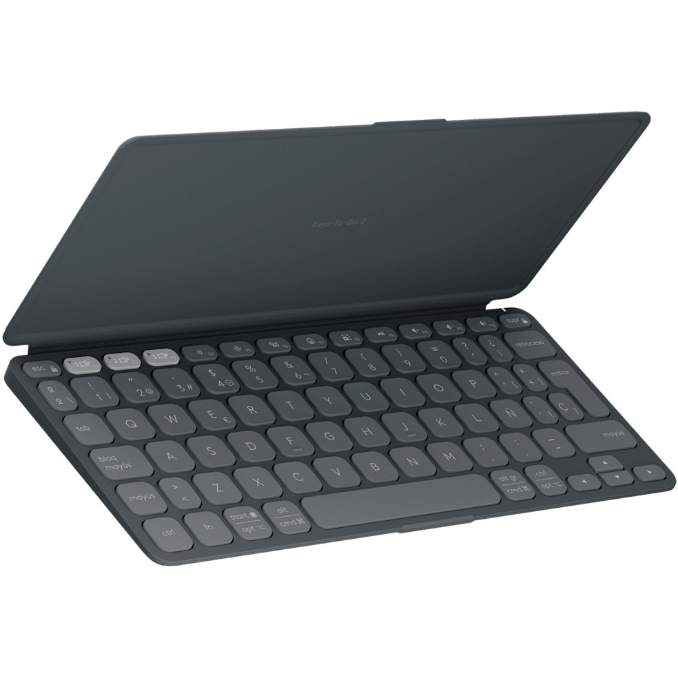 Tastierë Pa kabllo LOGITECH Keys-To-Go 2 / QWERTZ - Grafit