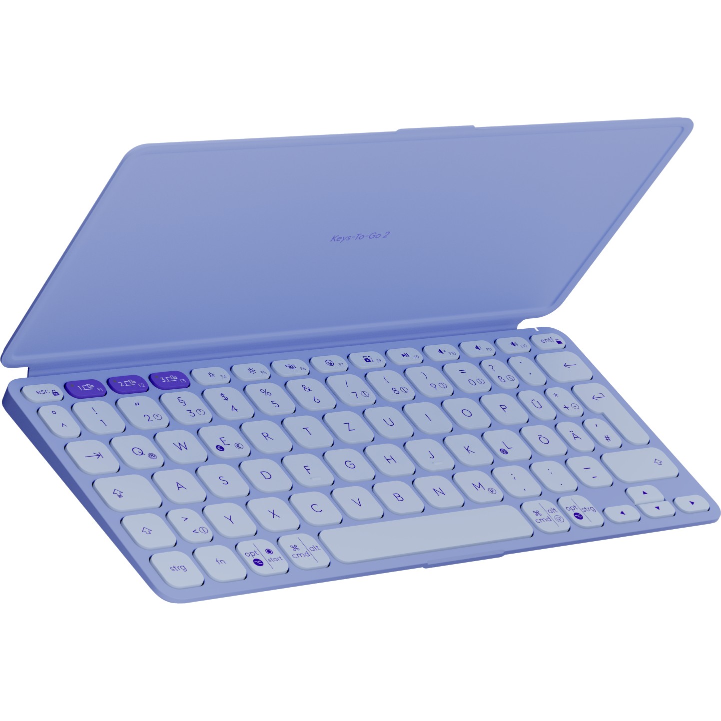 Tastierë Pa kabllo Logitech Keys-To-Go 2 / QWERTZ - Vjollcë