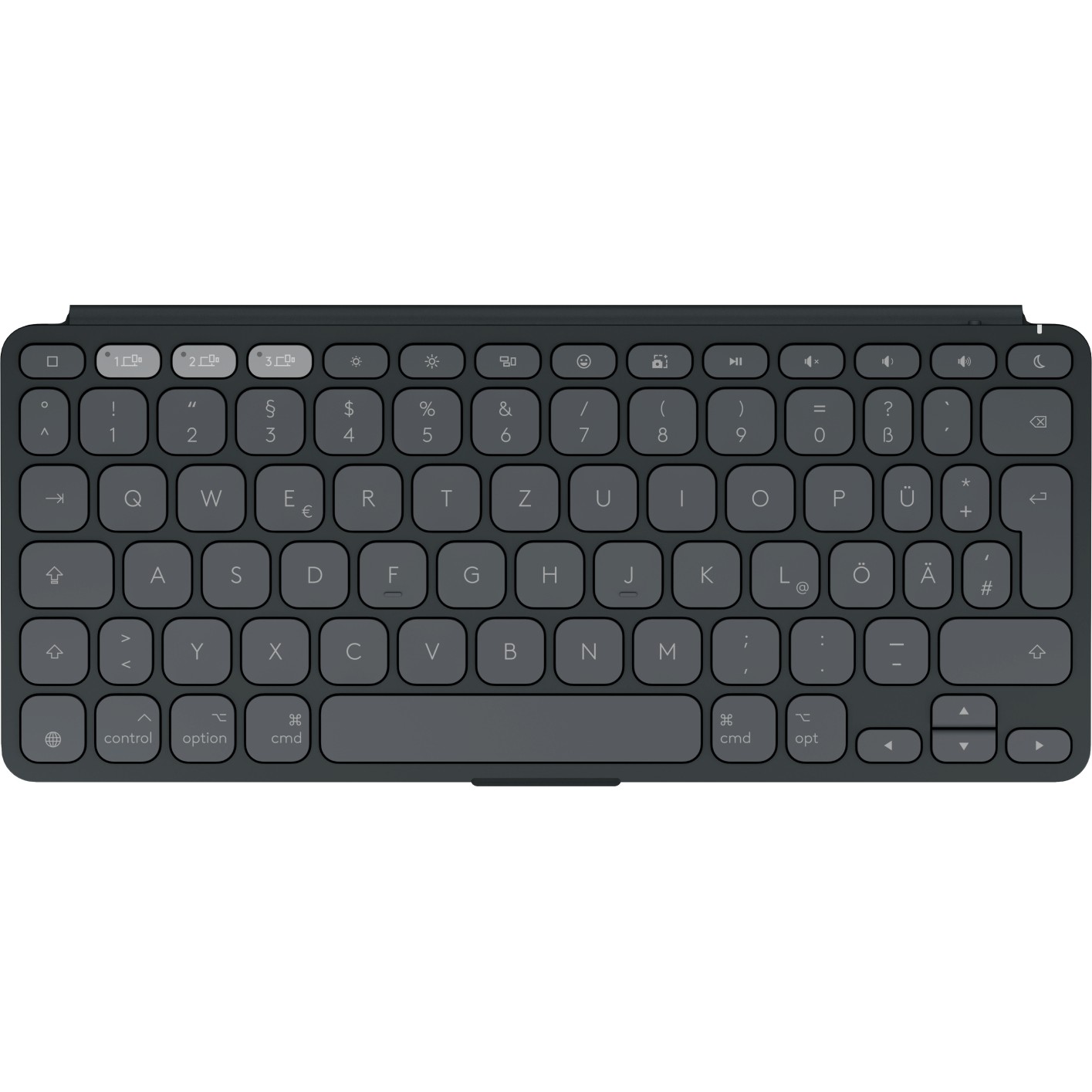 Tastierë Pa kabllo Logitech KEYS-TO-GO 2 / QWERTZ – Grafit - Figura 2