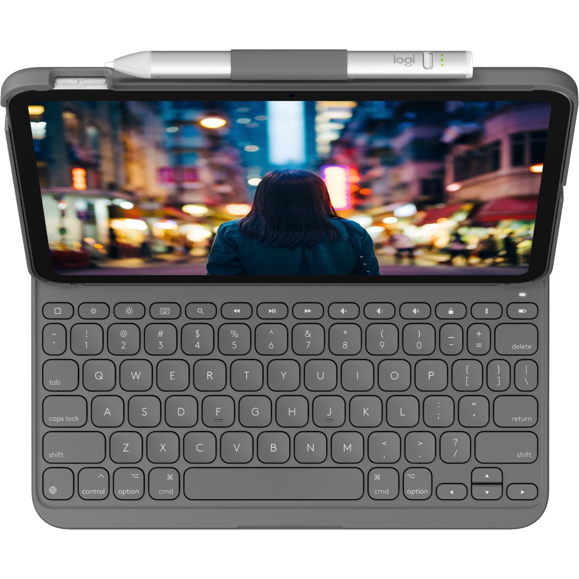 Aksesorë për tablet Tastier SLIM FOLIO për IPAD (10TH GEN) / US / Gri - Figura 2