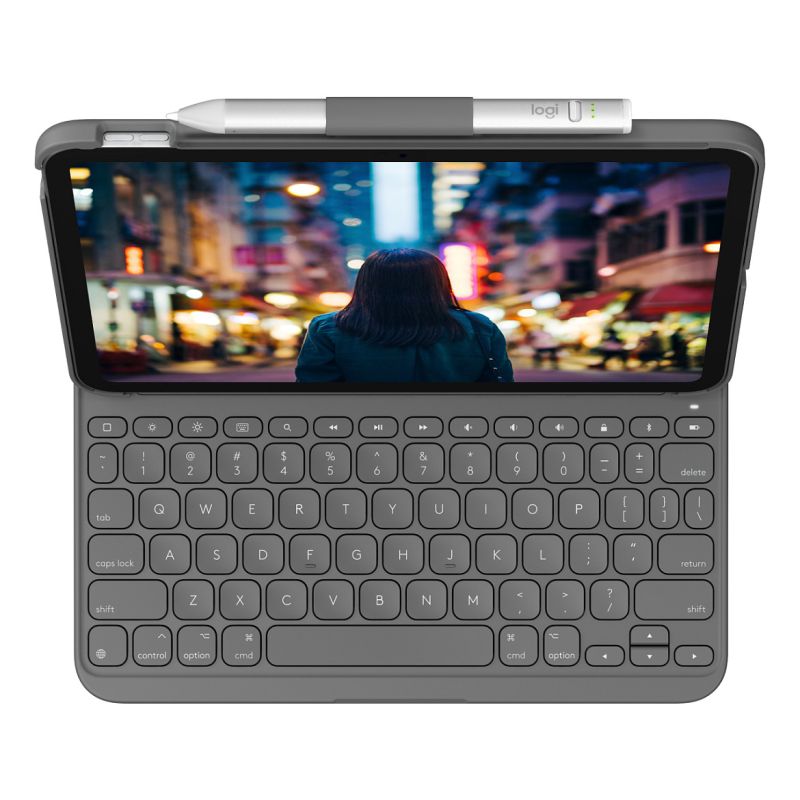 Aksesorë për tablet Logitech Slim Folio / iPad (10th Gen) / Wireless - Gri - Figura 2
