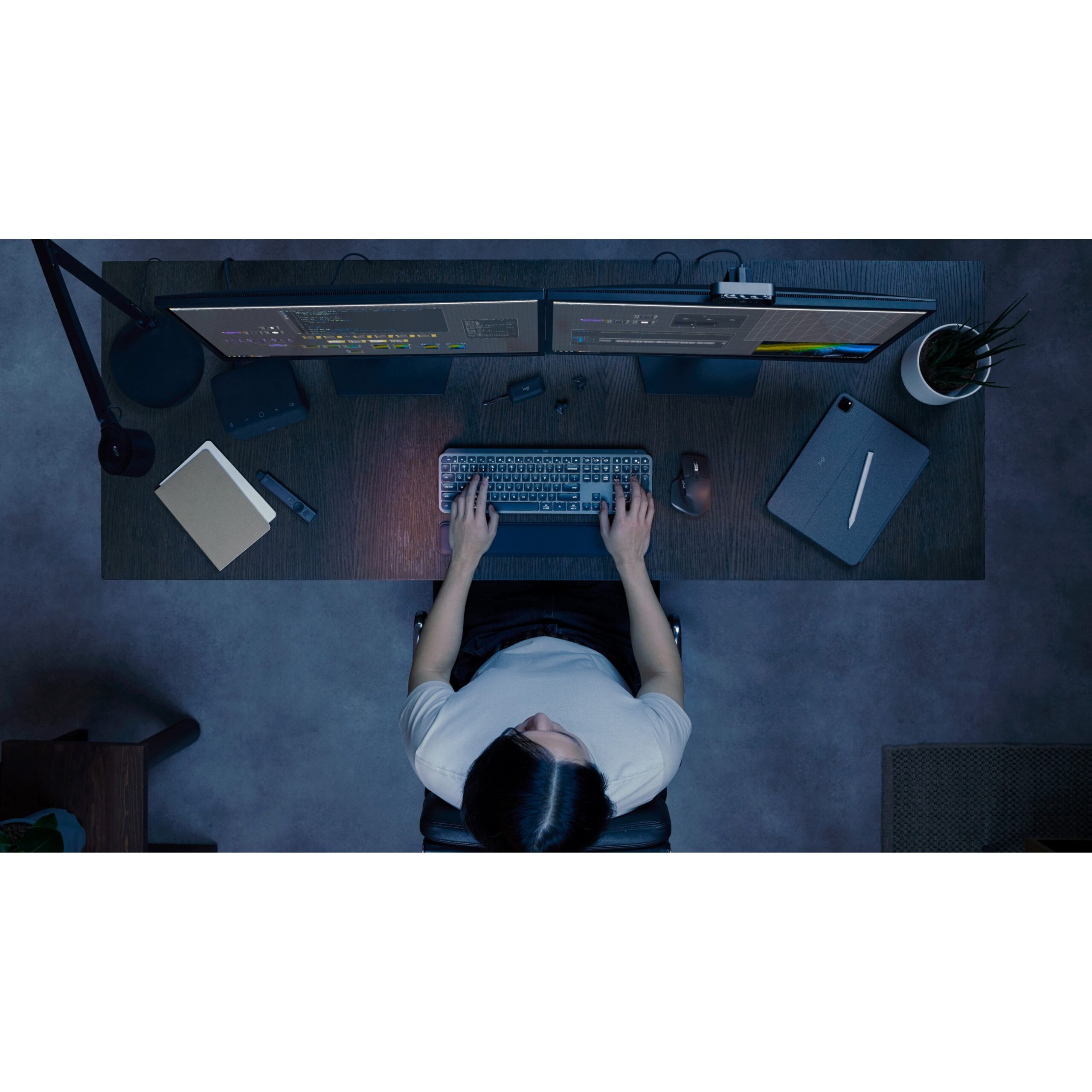 Tastierë pa kabllo Logitech MX Keys S / Swiss Layout - Gri - Figura 4