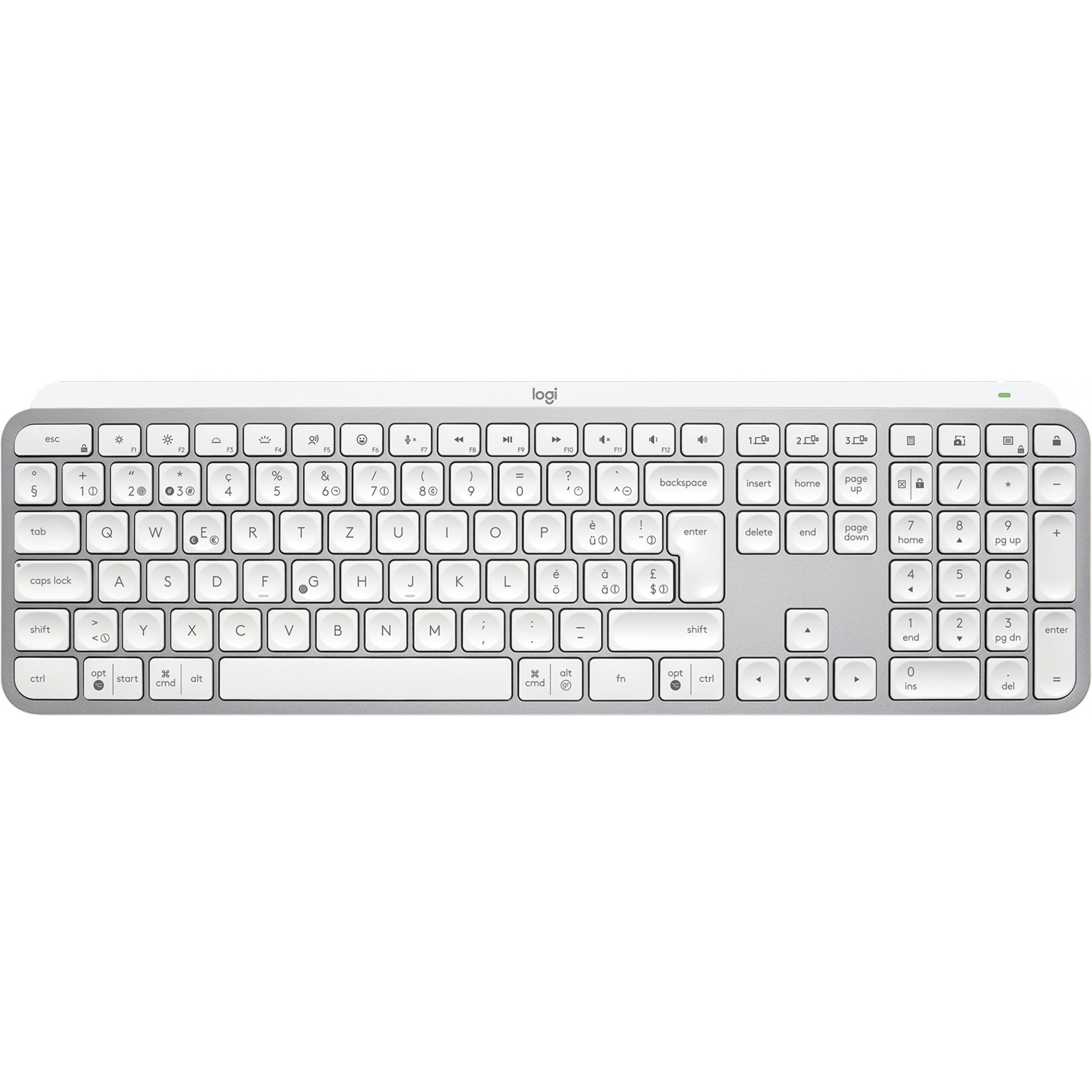 Tastierë Pa kabllo Logitech MX Keys S / QWERTZ – Hiri