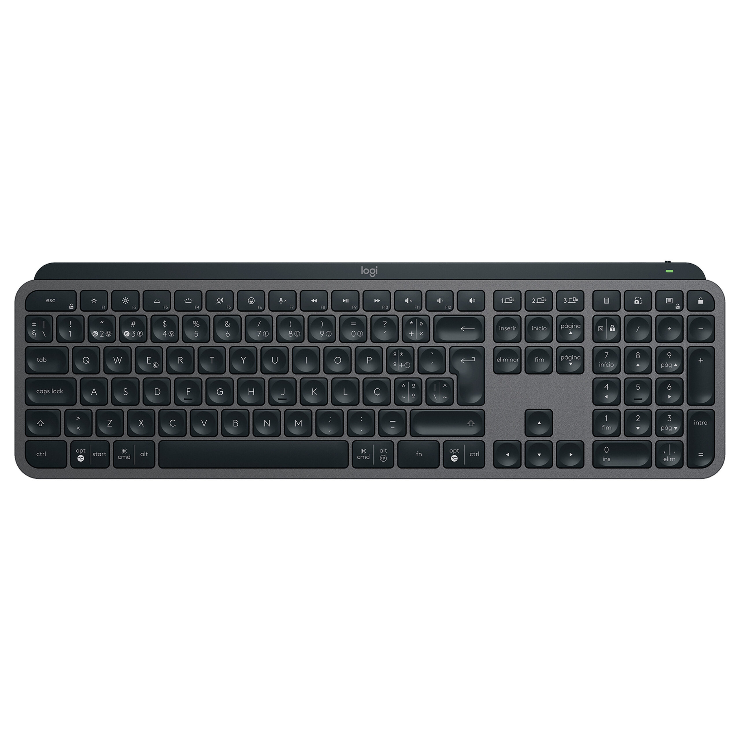 Tastierë pa kabll;o Logitech MX KEYS S / QWERTY Portuguese - Grafit - Figura 5