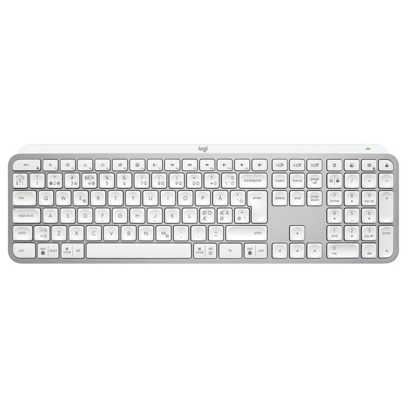 Tastierë pa Kabllo MX Keys S / Nordic Language / QWERTY - Gri / Bardhë