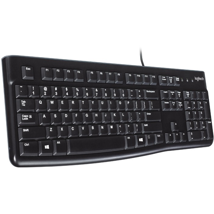 Tastierë Me kabllo Logitech K120 / QWERTY / USB / e zezë - Figura 3