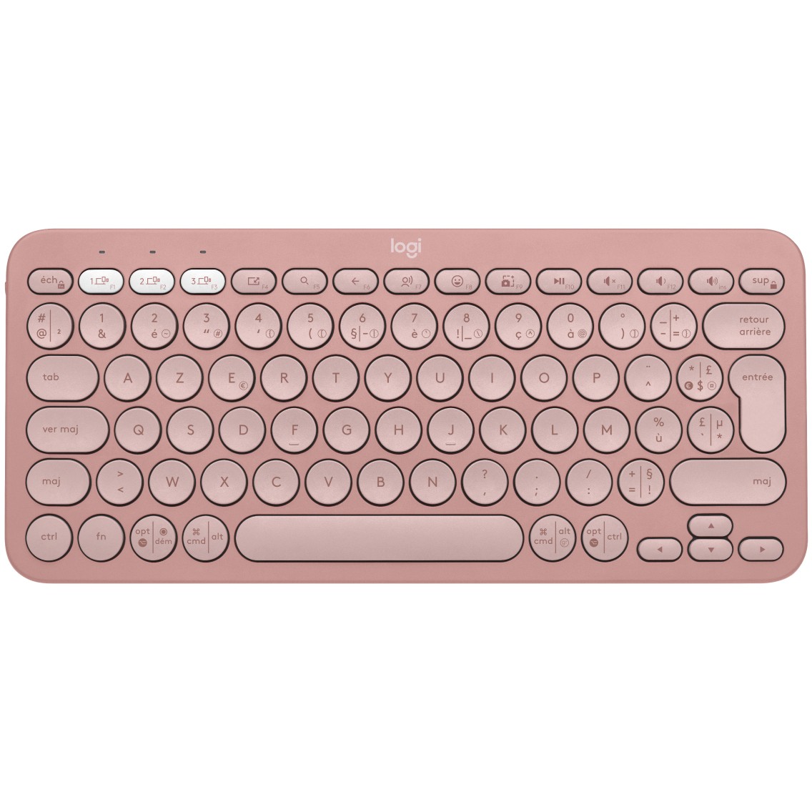 Tastierë Pa kabllo Logitech PEBBLE KEYS 2 K380S TONAL ROSE