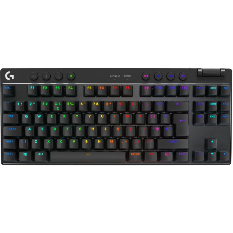 Tastierë Gaming Logitech G PRO X TKL LIGHTSPEED Wired & Wireless / QWERTZ / Swiss Language - Zezë