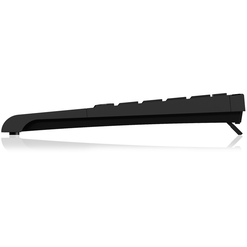 Keysonic ACK-595C+ Mini SoftSkin PS/2-USB, e zezë, US - Figura 5