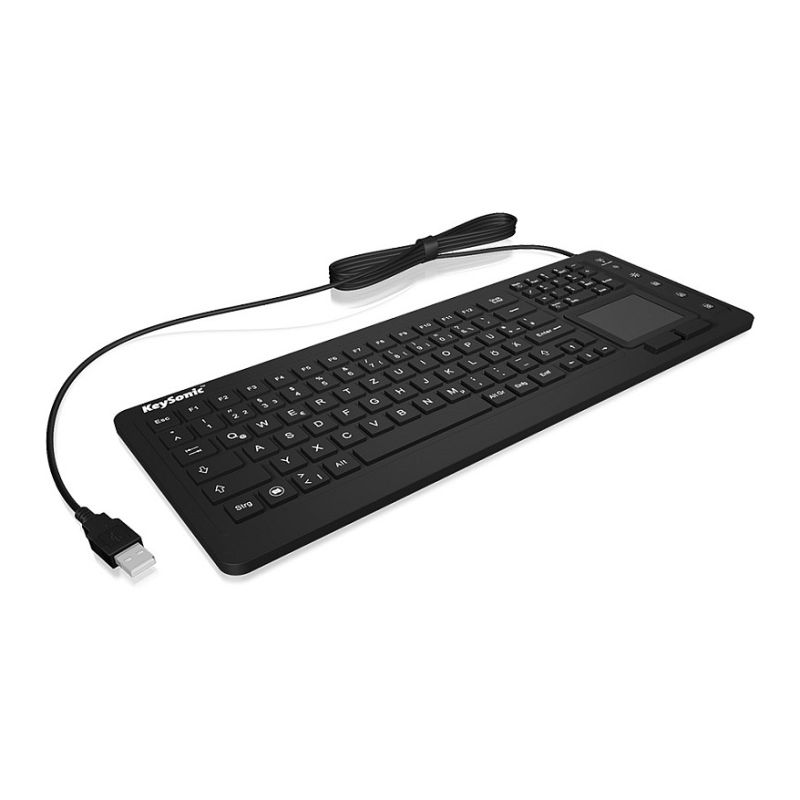 Tastierë pa Kabllo KeySonic KSK-6231INEL / UK Language / QWERTY – Zezë - Figura 2