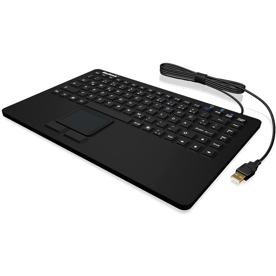 Tastierë Keysonic KSK-5230IN IP68, Touchpad, US