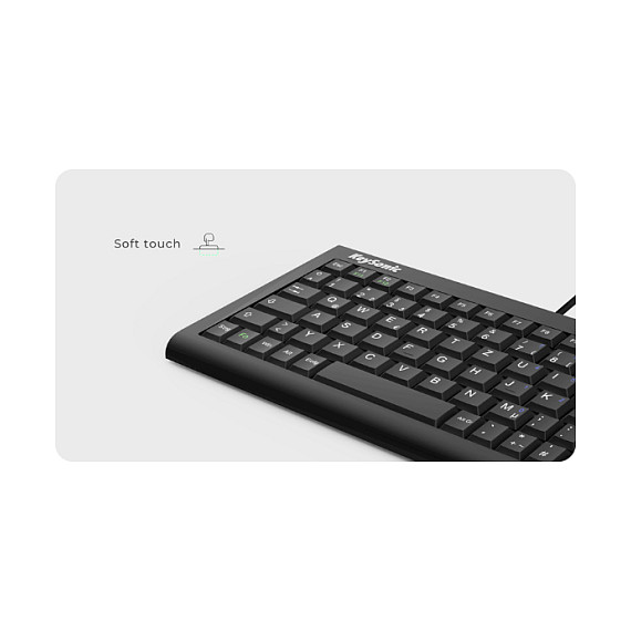 Tastierë me kabllo KeySonic TAS ACK-3401U / QWERTY - Zezë - Figura 4