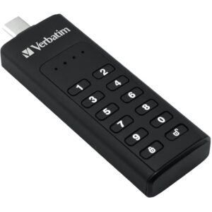 USB STICK 64GB Verbatim 3.2 Typ A Keypad Secure Drive AES