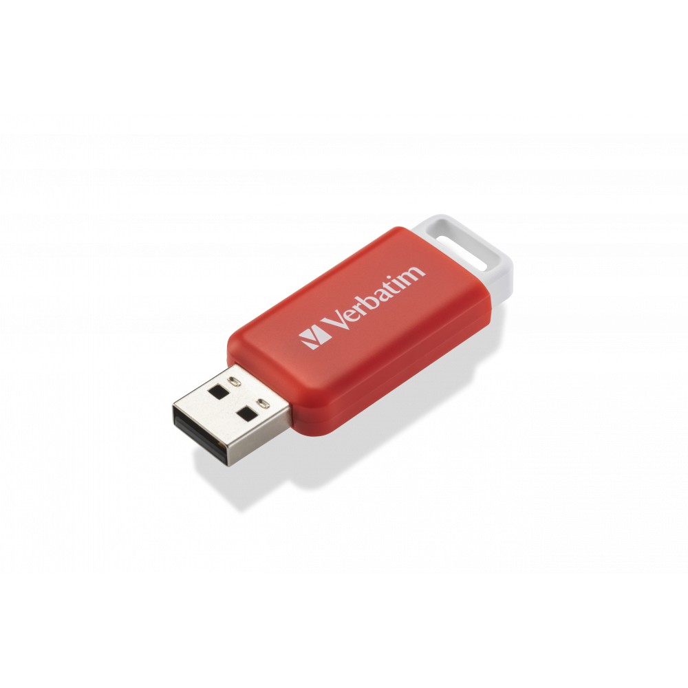 USB STICK 16GB Verbatim V DataBar USB 2.0, e kuqe