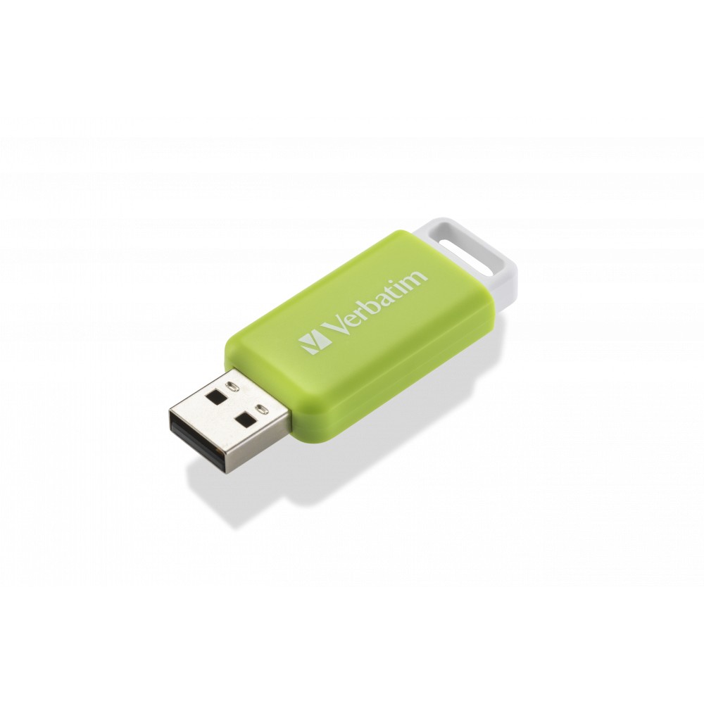 USB STICK 32GB Verbatim V DataBar USB 2.0, e gjelbër