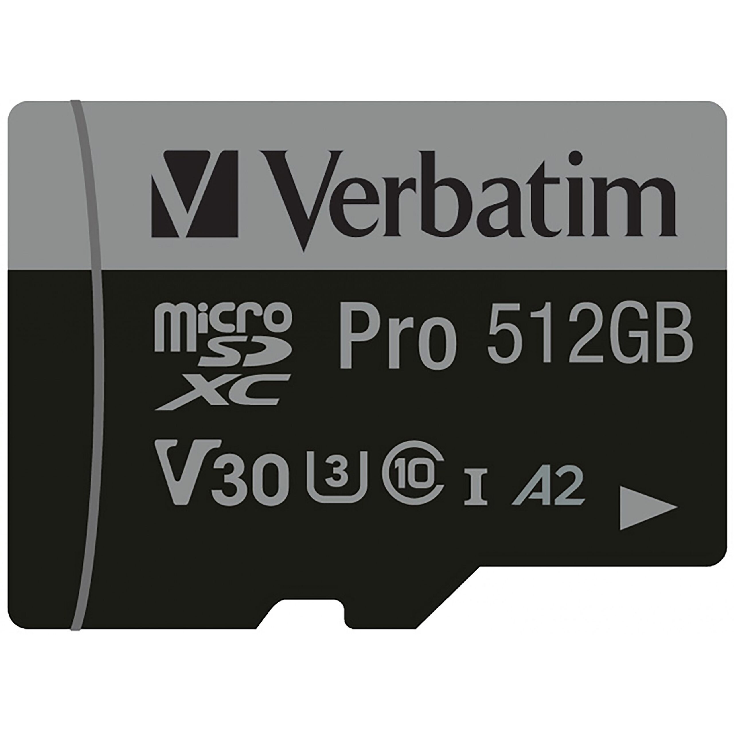 Kartë Memorie SD 512GB Verbatim MicroSDHC Pro Class 10 + Adapter - Figura 3