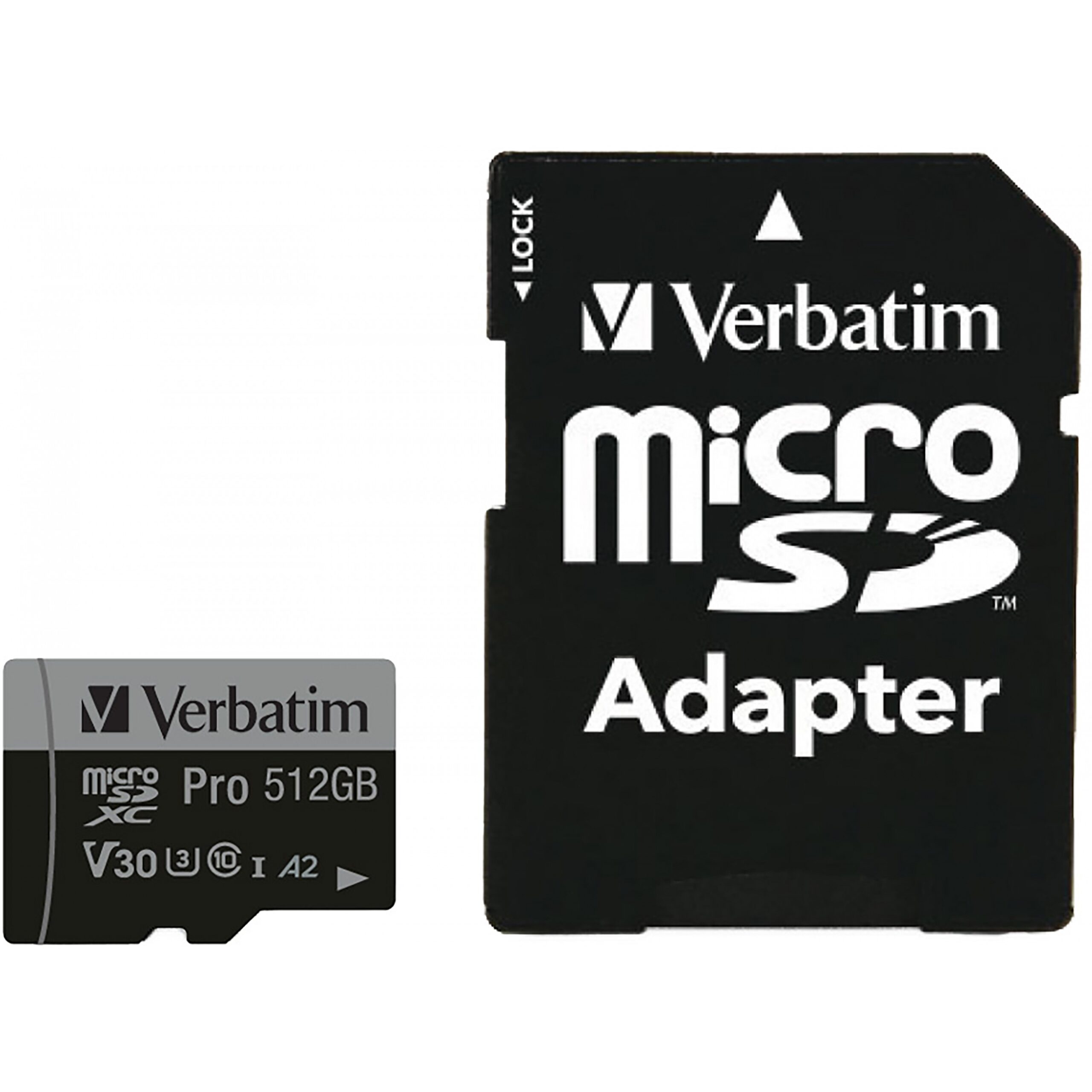 Kartë Memorie SD 512GB Verbatim MicroSDHC Pro Class 10 + Adapter - Figura 4