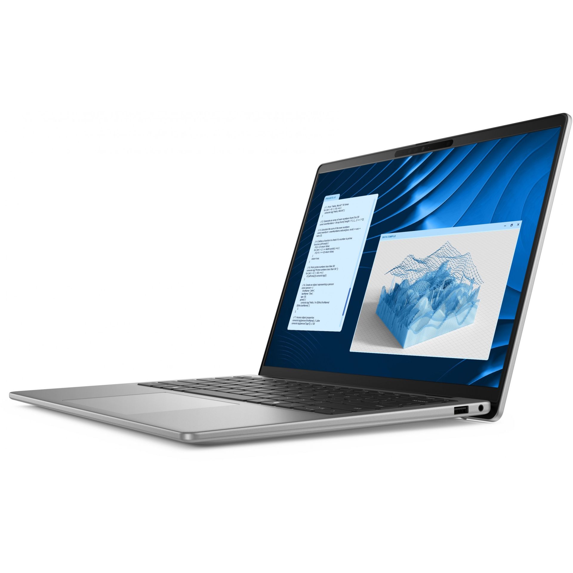 Laptop Dell Latitude 5455 / Snapdragon X1P-42-100 / 16GB LPDDR5 / 512GB / 14" Full HD+ IPS / Qualcomm Adreno GPU / DE - Gri - Figura 3