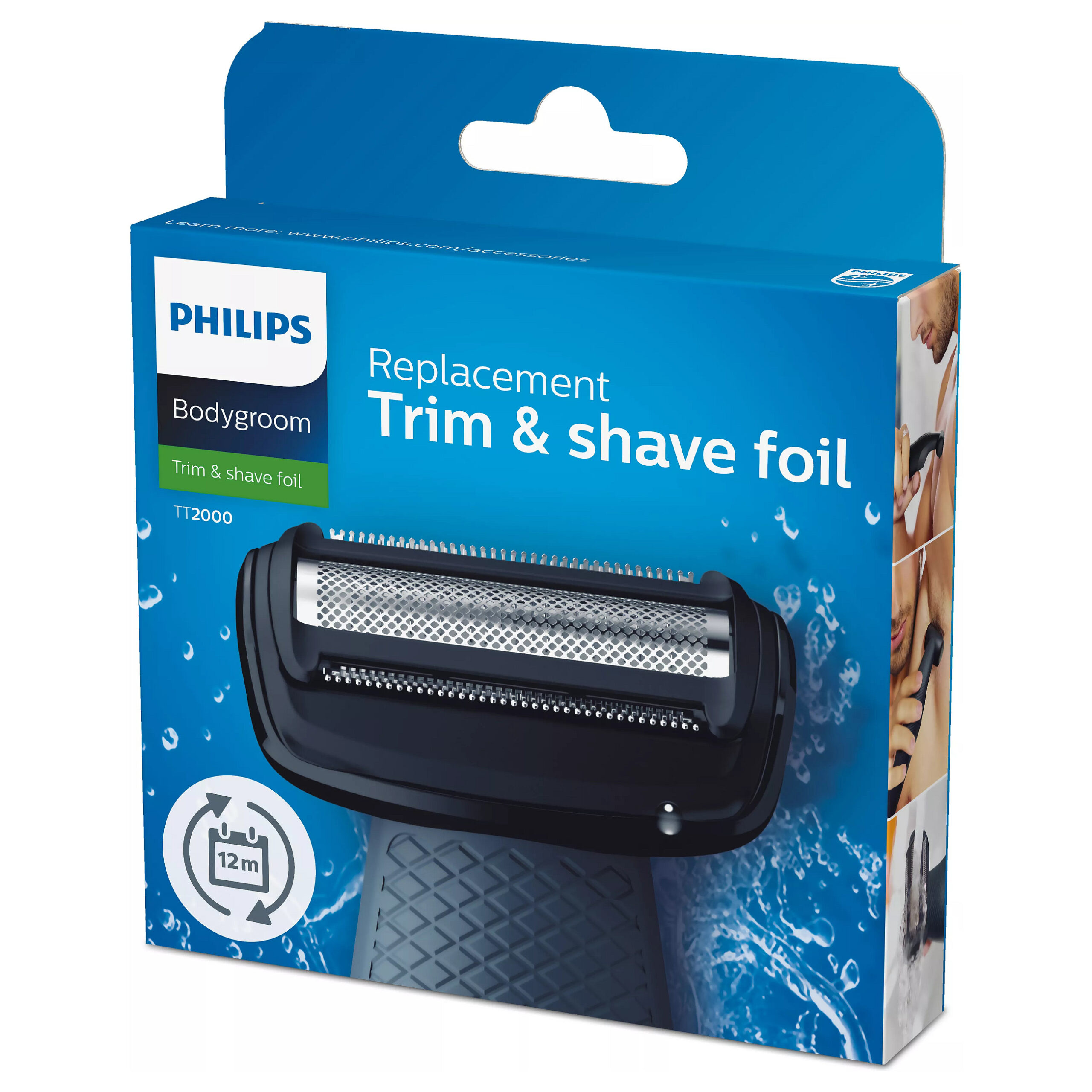 Koka zëvendësuese për makinën e rrojës Philips TT2000/43 – Zezë/Gri - Figura 4
