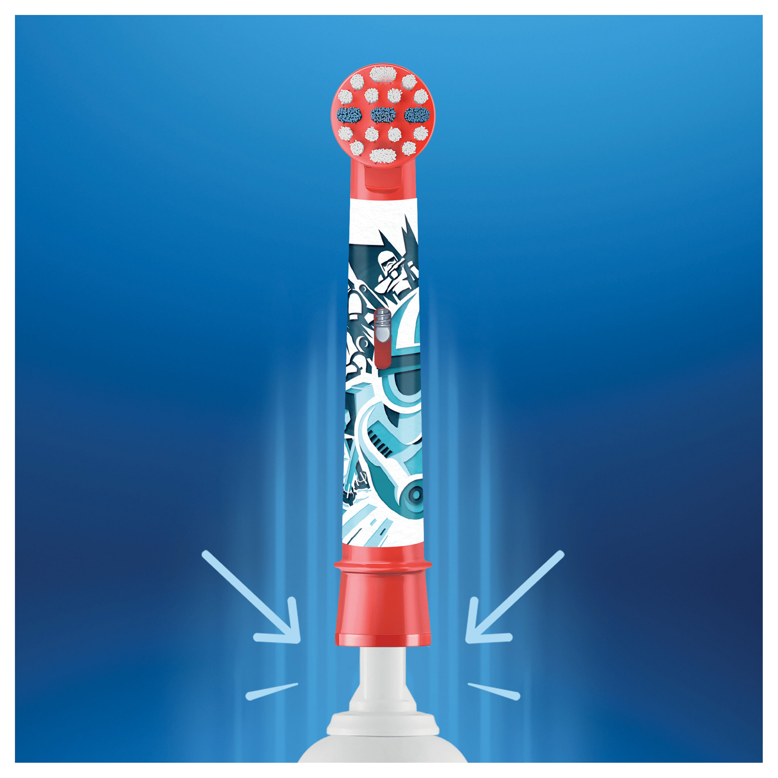 Aksesorë për furçë dhëmbësh Oral-B Kids Star Wars / 3 Pack - Blu / Bardhë - Figura 5