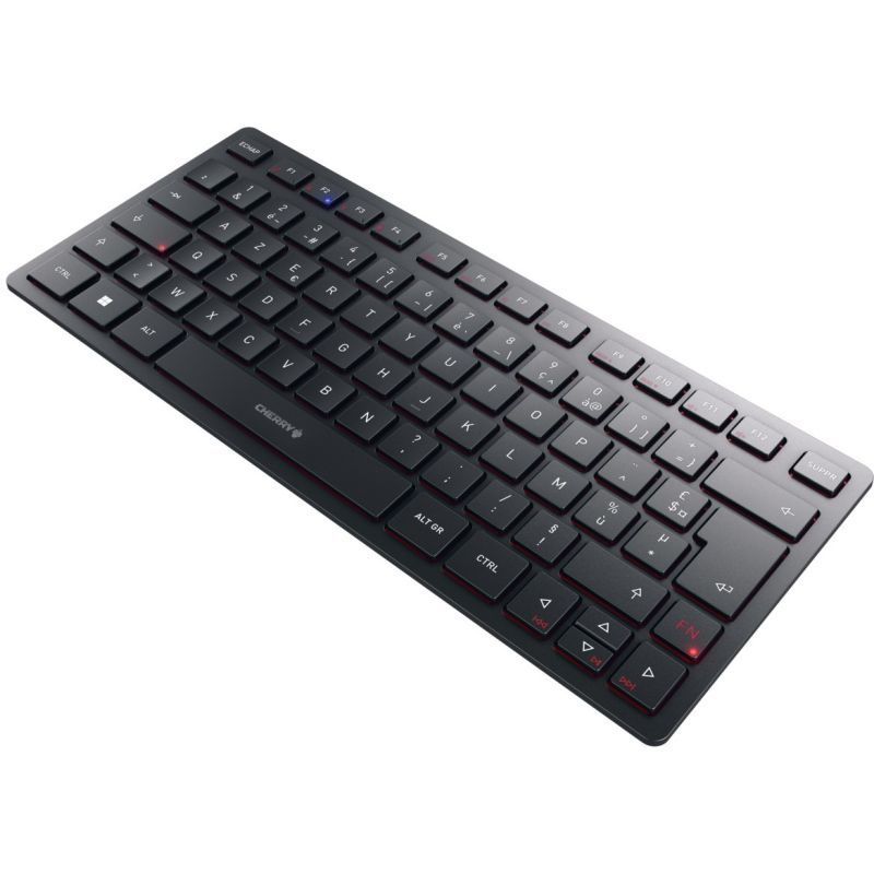 Tastierë Pa kabllo Cherry KW 9200 Mini / AZERTY – Zezë