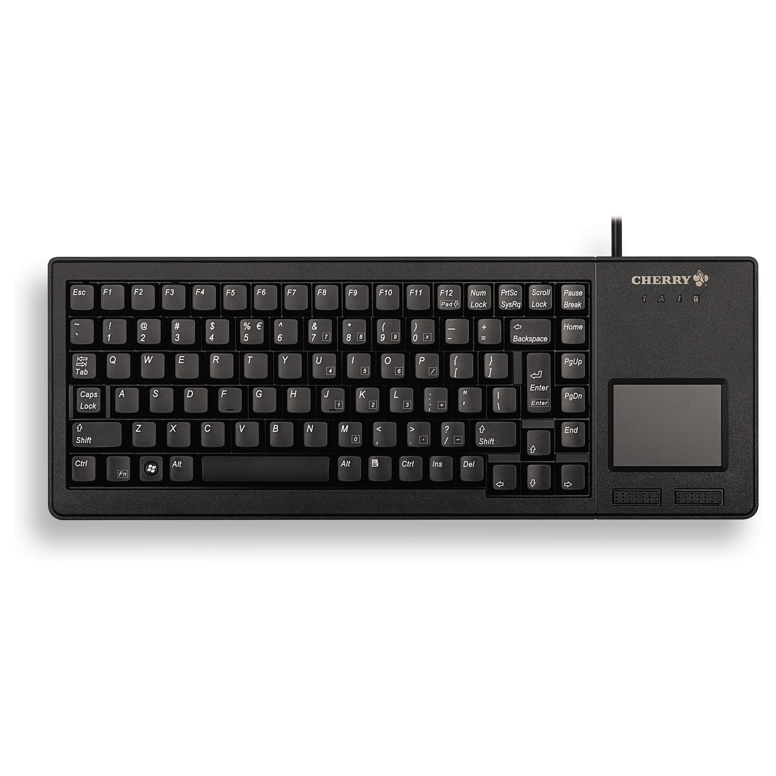 Tastierë me kabllo CHERRY G84-5500LUMFR-2 Touchpad / AZERTY - Zezë