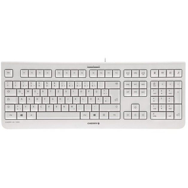 Tastierë me kabllo CHERRY KC 1000 / Swiss Layout - Gri