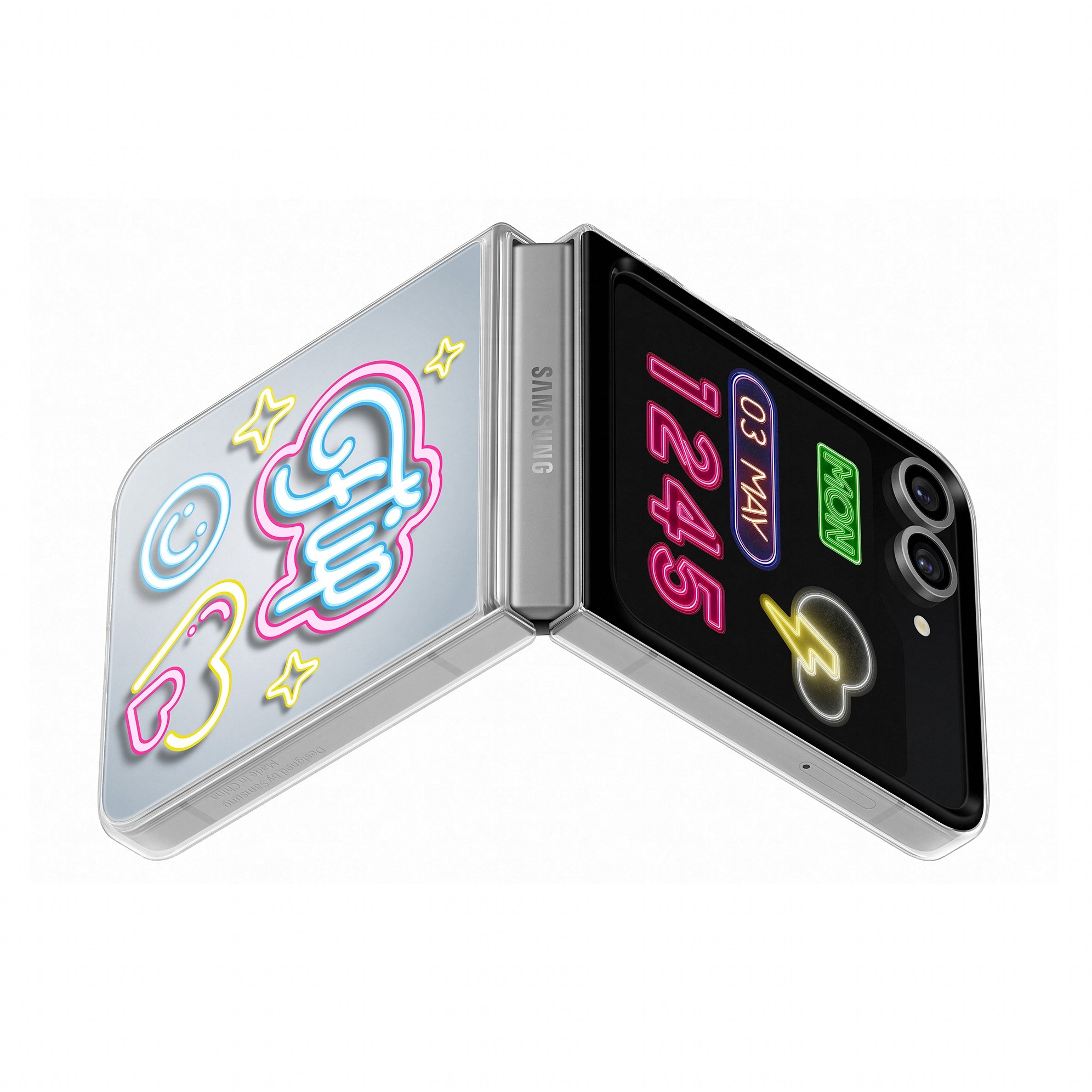 Mbrojtëse Samsung Flipsuit për Galaxy Z Flip6, transparente - Figura 2