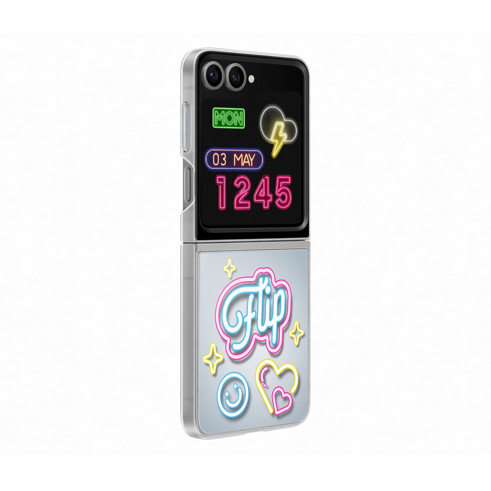 Mbrojtëse Samsung Flipsuit për Galaxy Z Flip6, transparente - Figura 4