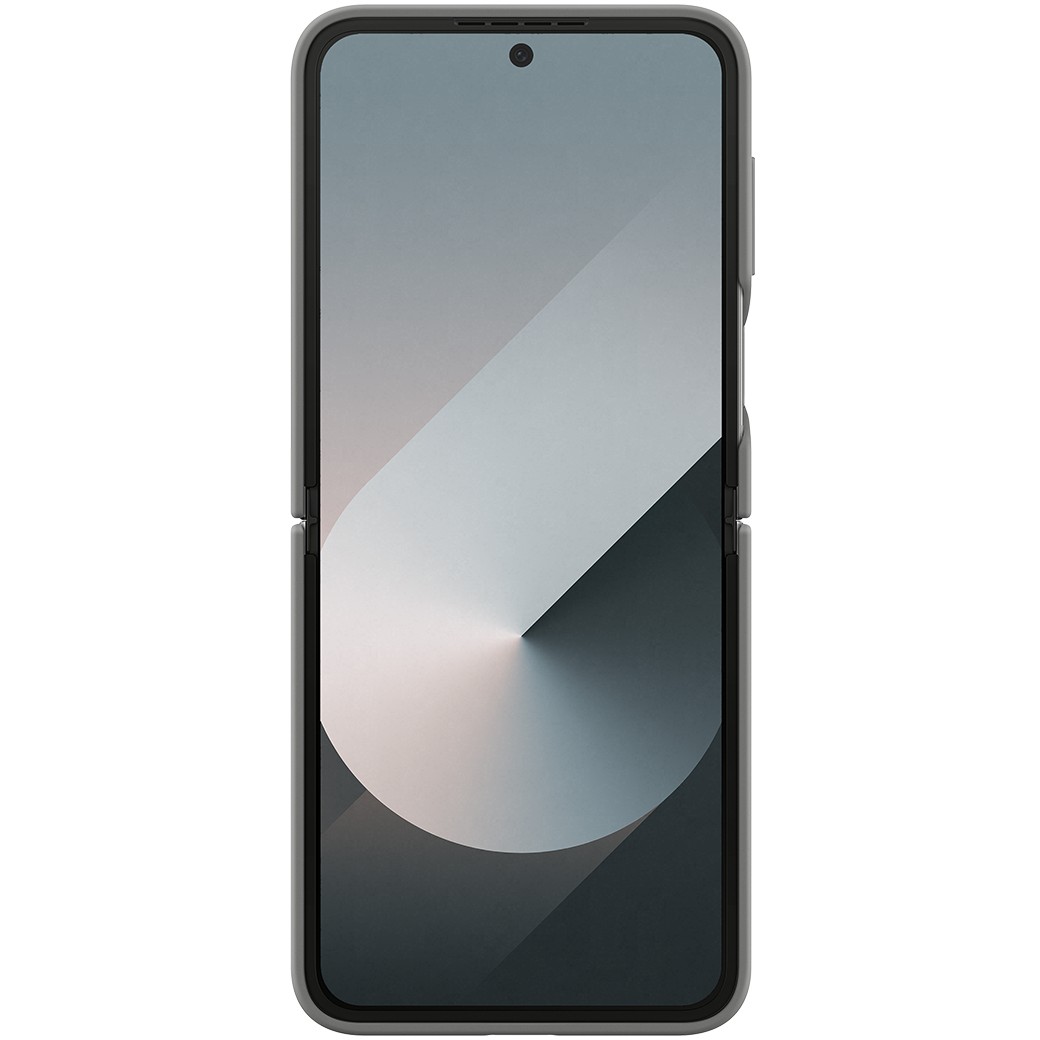 Mbrojtëse Samsung Silicone me unazë për Galaxy Z Flip6, e hirtë - Figura 2