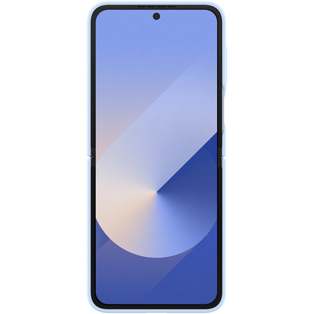 Mbrojtëse Samsung Silicone me unazë për Galaxy Z Flip6, e kaltër - Figura 2