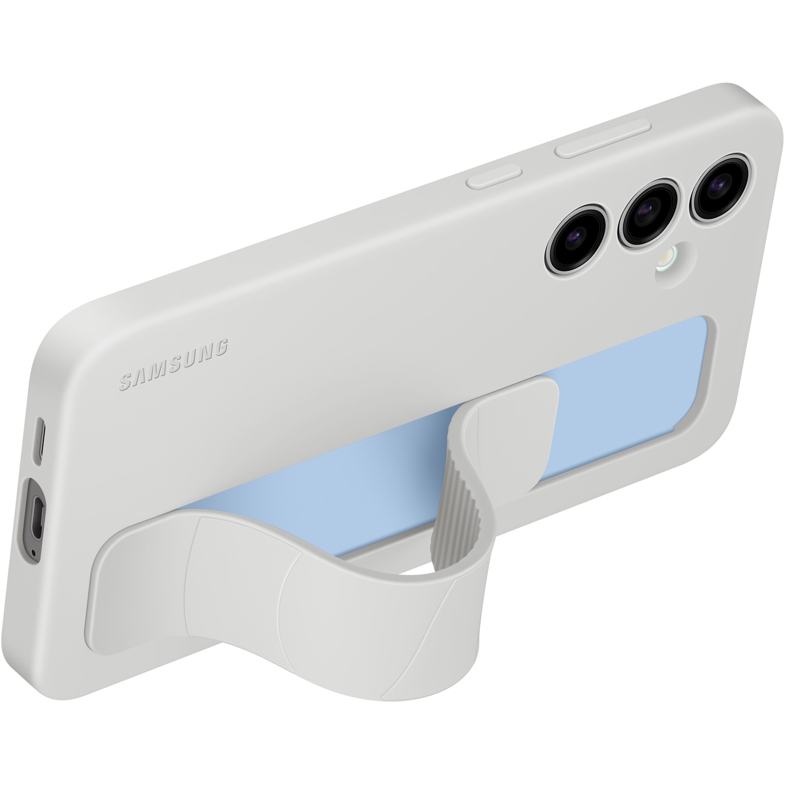 Mbrojtëse Samsung Standing Grip për Galaxy S24 FE, e hirtë - Figura 3